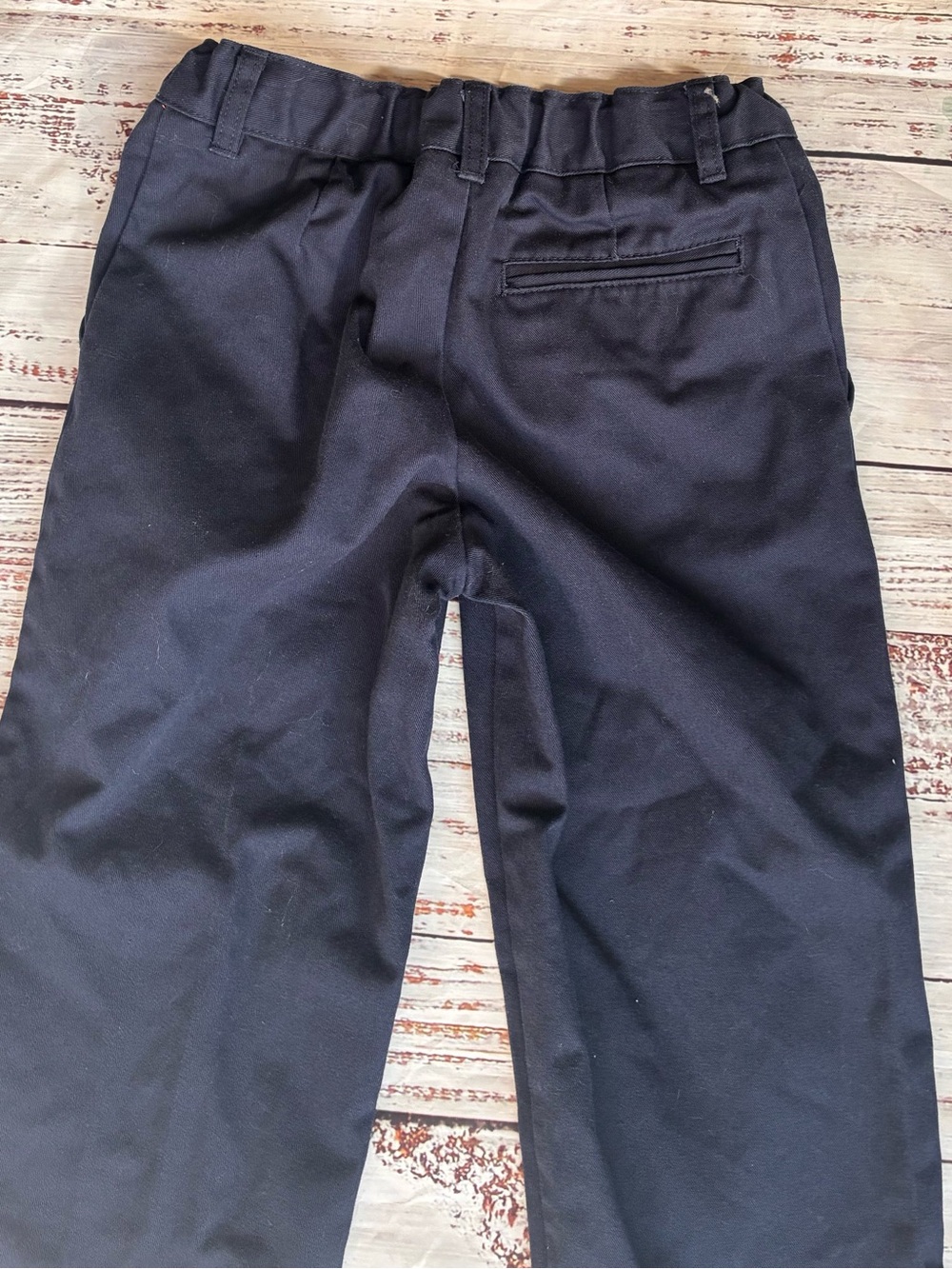 Boy’s French Toast Navy Slim Straight Pants Uniform Slacks Size 10 - Picture 3 of 6